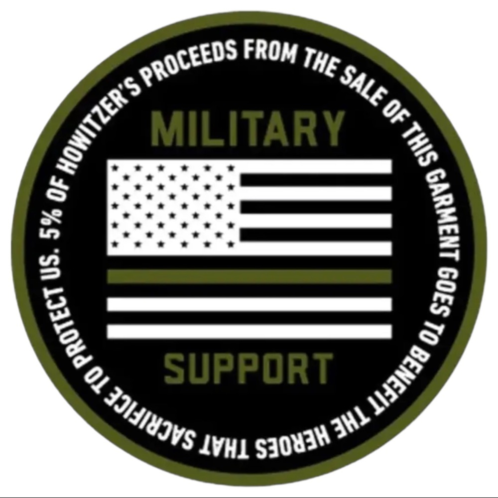 Howitzer Style Men's T-Shirt Defend The Line Military Grunt MFG - Picture 7 of 10